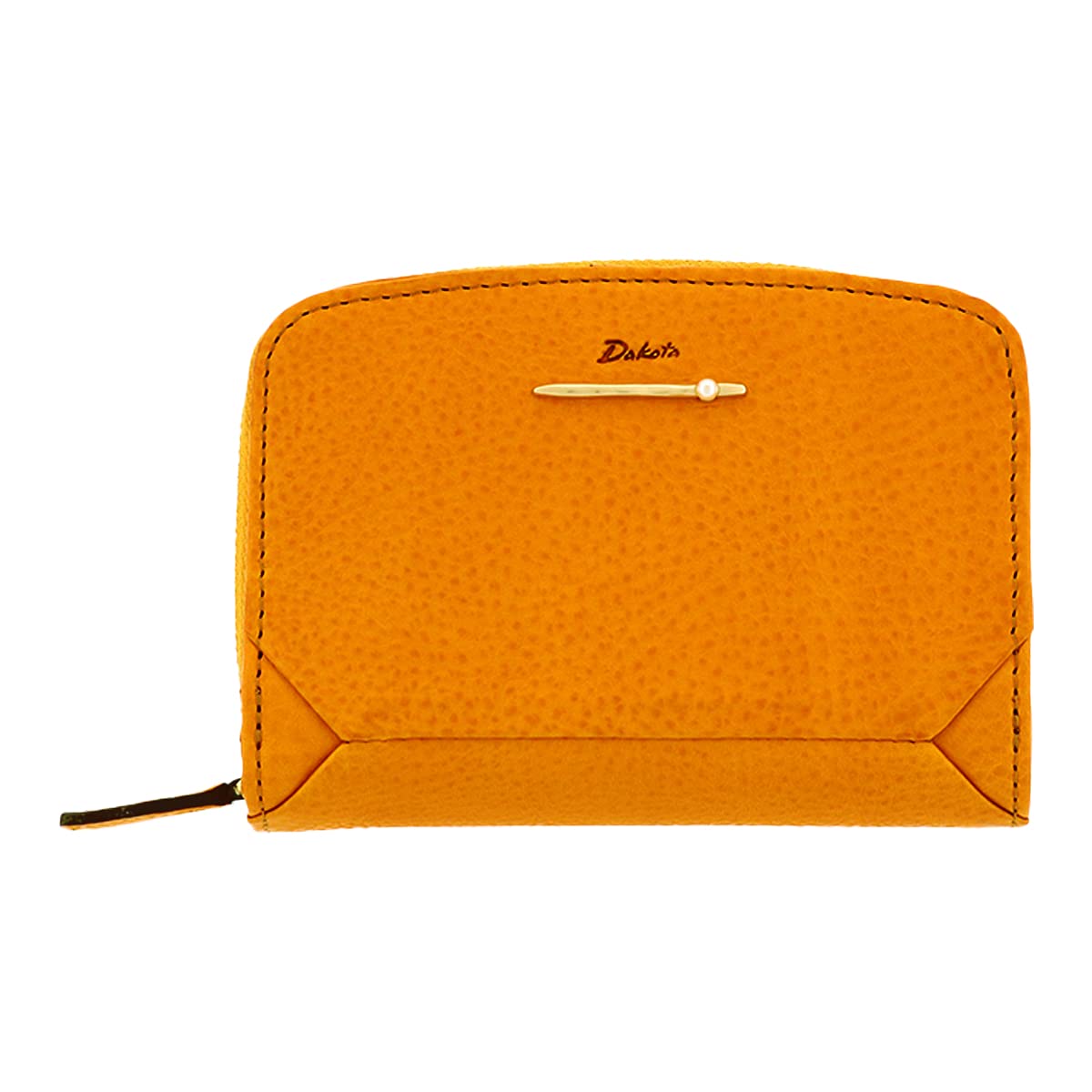 

Bifold Wallet with Coin Purse Genuine Leather Perla Mustard [Dakota] Women s DA-30052-53 гірчичний