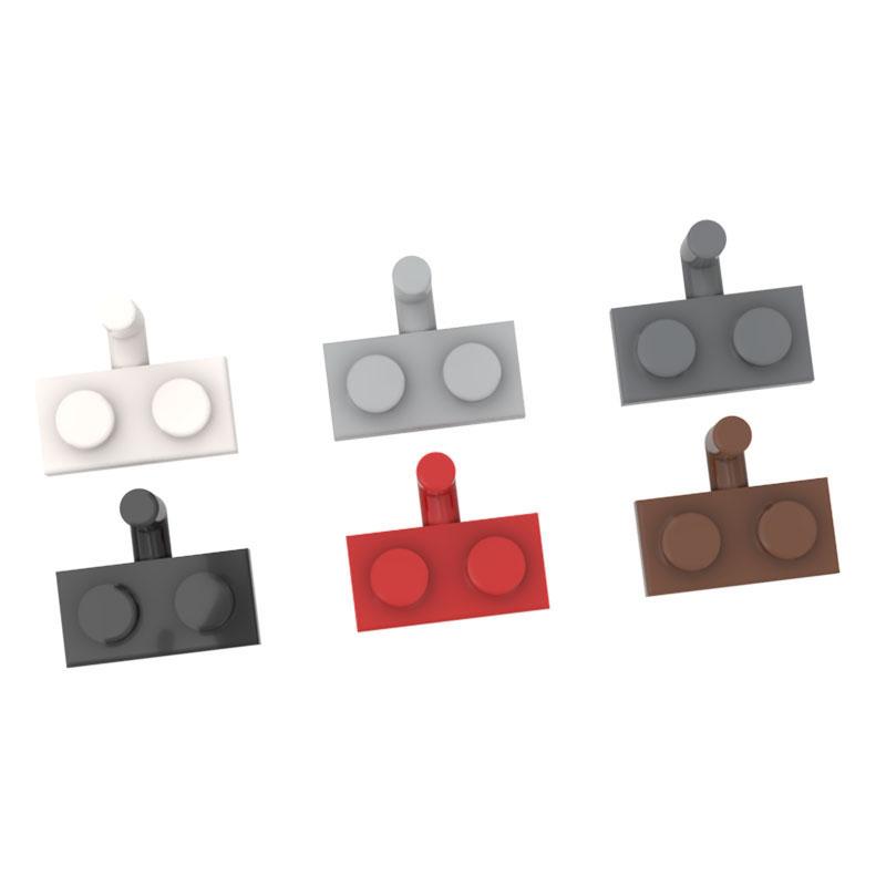 10Pcs 4623 88072 1x2 Hinge Plate with Handle Building Blocks Moc Accessories Compatible with Bricks Children Toys Gift Box
