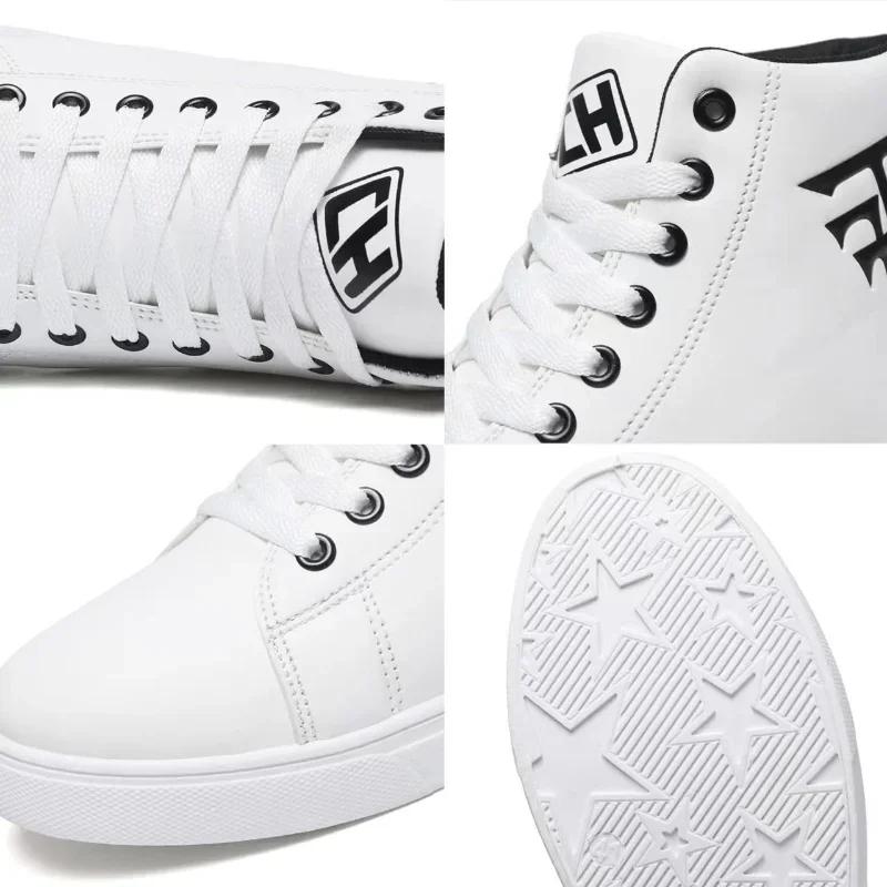 Sneakers Man Casual Vulcanized Male Comfortable High Top Shoes Outdoor Men Lightweight Fashion Mens Shoes Waterproof Flats Shoes