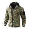 Herren Jackenanzug  Herren Arbeitskleidung  Verschleißfester Camouflage-Anzug  Trainingsanzug mit Kapuze  Bergsteiger-Outdoor-Anzug