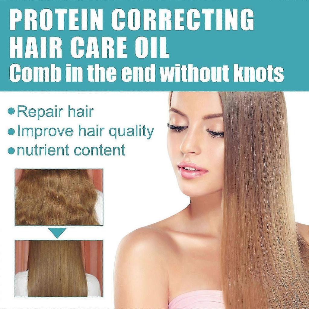 Revitalizing Collagen Hair Care Oil - Deep Hydration, Repair & Nourishment for All Hair Types, Promotes Growth & Healthy Scalp, 30ml