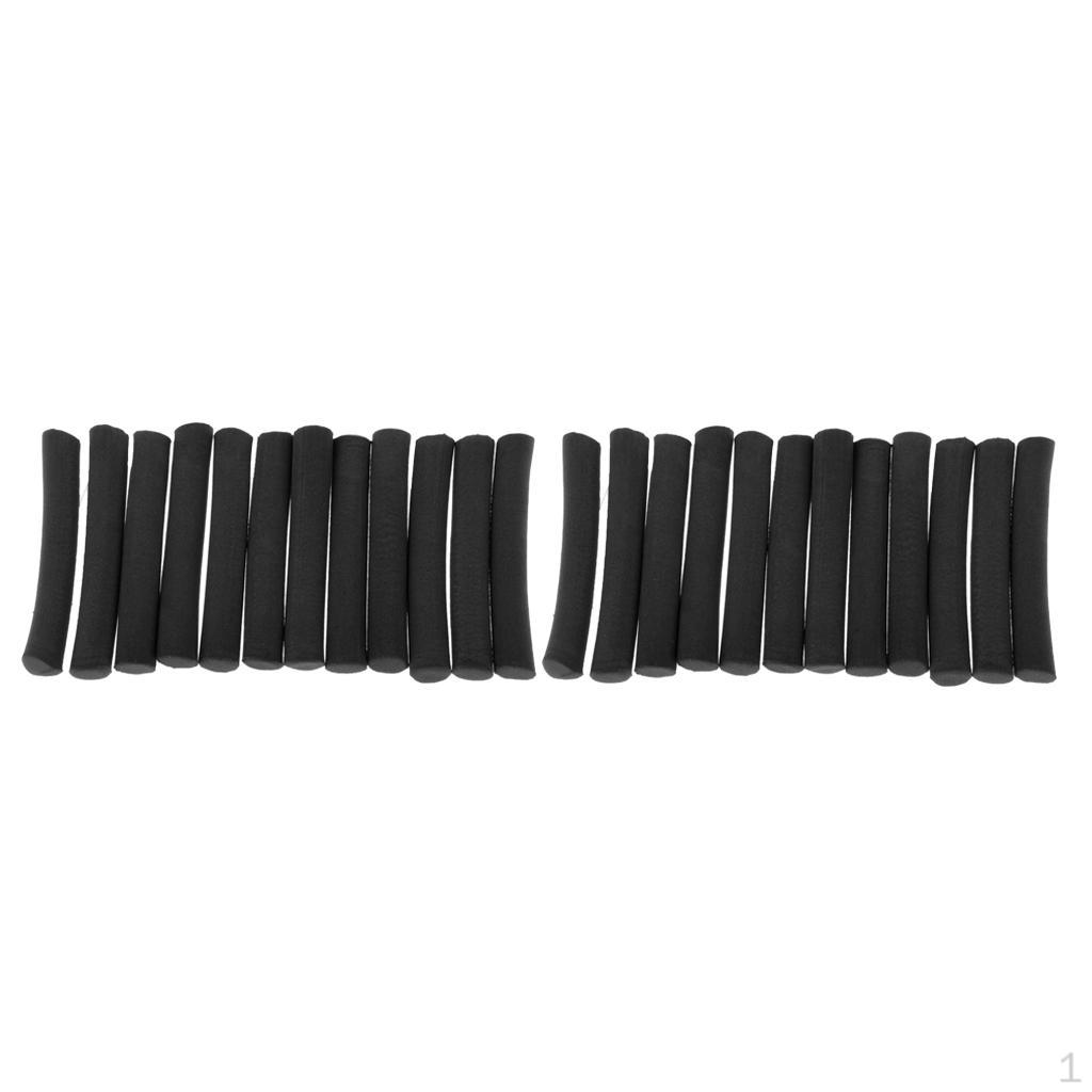 

24 Pieces Carp Foam Stick Cylinder Float Making Zig Aligners Baits Black, 50mm