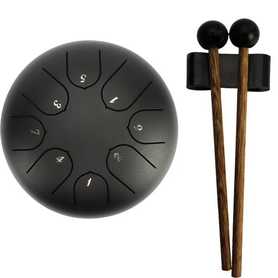 8 Notes 6 Inches Tongue Tank Panda Drum Steel Percussion with Bag and Mallets for Adult Kids Beginner Pros