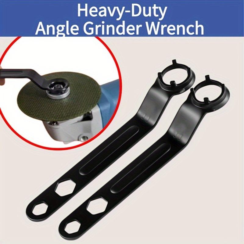 

2 шт. Сверхпрочный металлический ключ для угловой шлифмашины - Промышленный инструмент для полировки и регулировки шлифовального круга, разборки 2pcs
