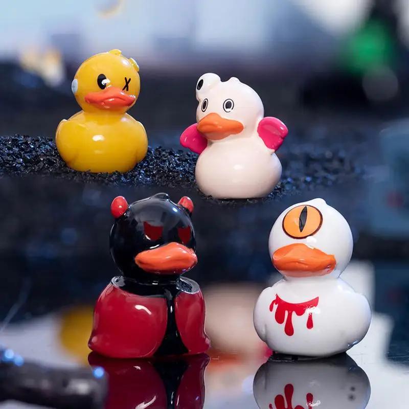 Decorazioni e Accessori Fantasma Demone Anatra Piccola per Halloween, Mini Ornamenti per Paesaggi in Miniatura, Dettagli Vivaci, Perfetti per la Casa