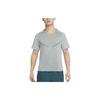 T Shirts Men's Smoke Gray Crew Neck Moderate Straight Fit DM4754-084