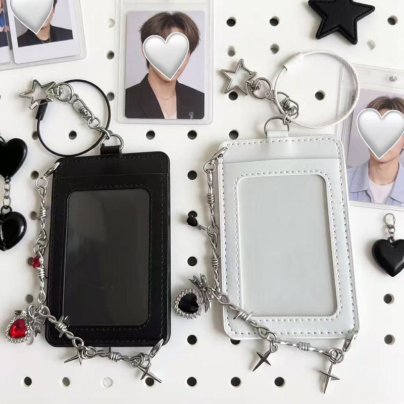 Photo Card Holder Kpop Idol Photo Protector Cover Vreative Keychain Photocard Binder Bag Pendant Blinders Photocard