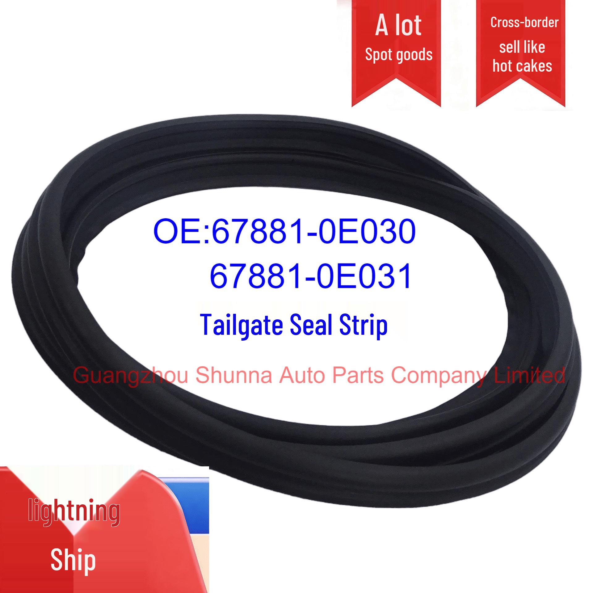 Toyota Highlander ASU40 Tailgate Sealing Strip (Part No. 67881-0E030/0E031) GZSN