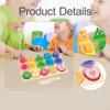 Sorting and Stacking Toys Shape Color Recognition Early Developmental Stacker Learning for