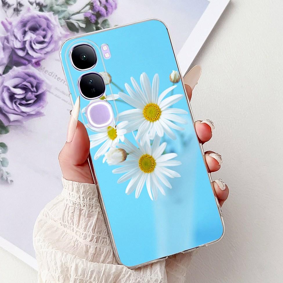 For Vivo V40 Lite 5G IDN Case V2417 Clear Cute Cat Fashion Butterfly Love Painted Soft Phone Case For Vivo V40 Lite 4G IDN Cover