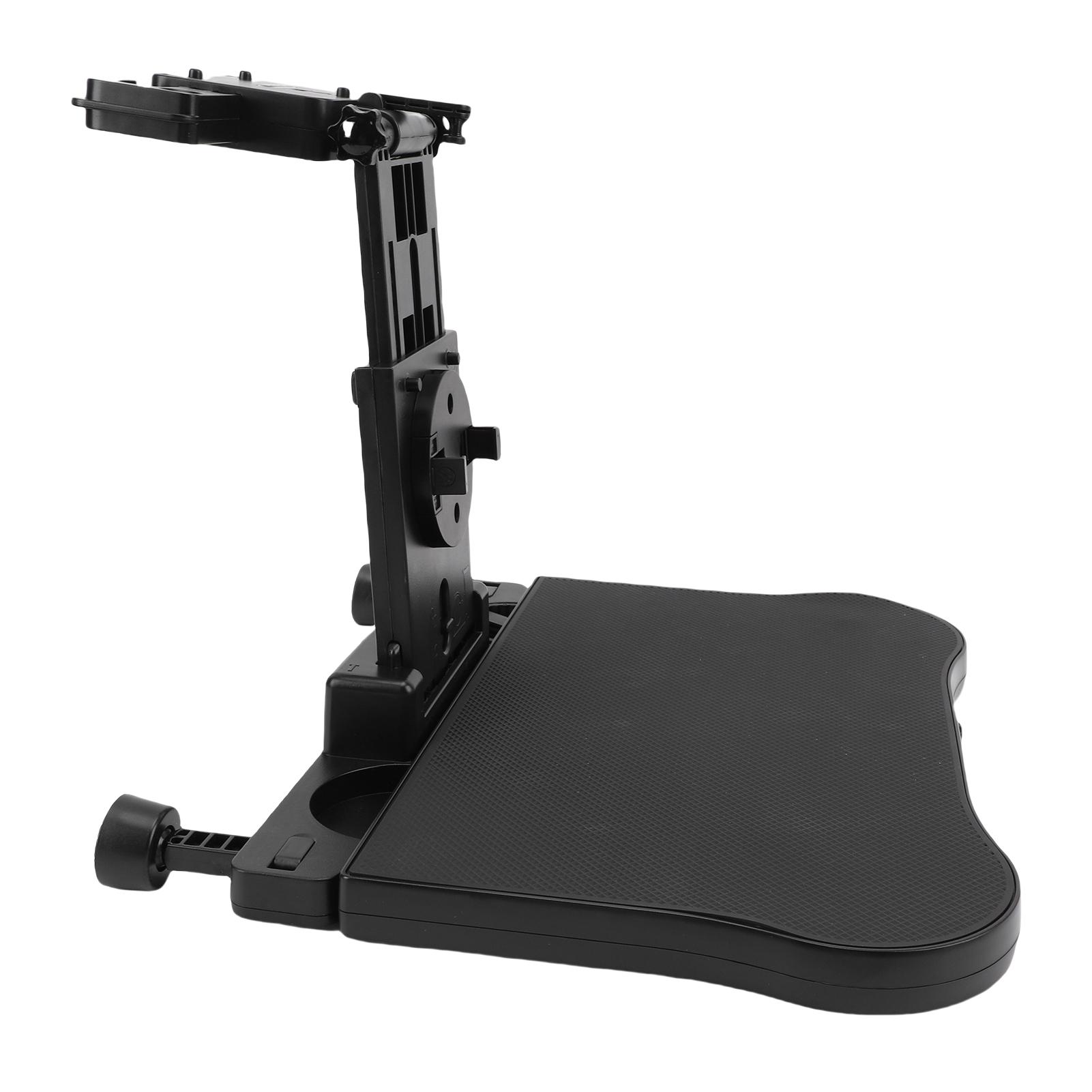 Car Back Seat Tray Table Adjustable Foldable Auto Backseat Food Tray Desk with Phone Drink Holder for Laptop Tablet