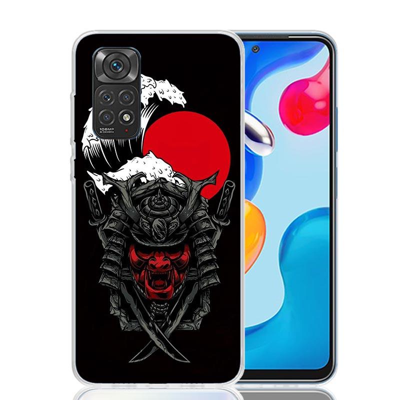 Japanese Dark Dragon Tattoo Phone Case For Xiaomi Redmi Note 15 14 13 12S 12 Pro Plus 11S 11E 11 11T 10S 10 Art Soft Pattern Cov