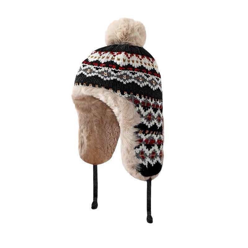 Women's Winter Retro Warm Knitted Hat Knitted Hat Knitted Hat