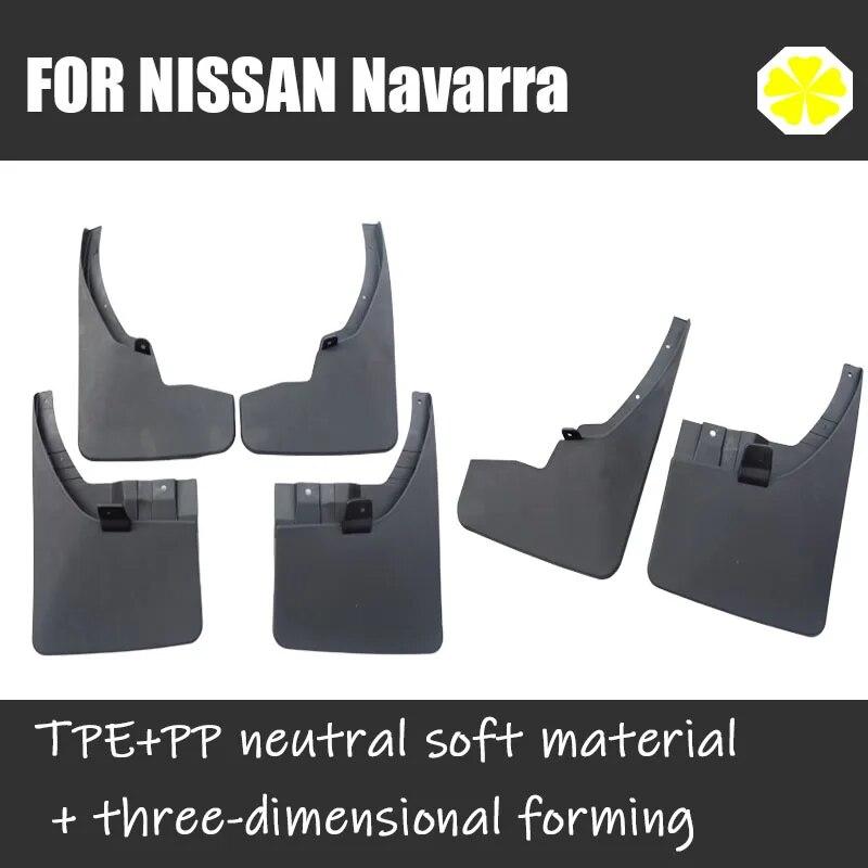 Mud Flaps For Navarra 2017- Mudguards Fender Navarra Mud Flap Splash Guard Fenders Accessories  Front Rear 4 PCS