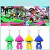 Chaveiro de Lula Splatoon 3 Brinquedo PVC de Alta Qualidade Pingente de Bolsa para Crianças Presentes de Natal