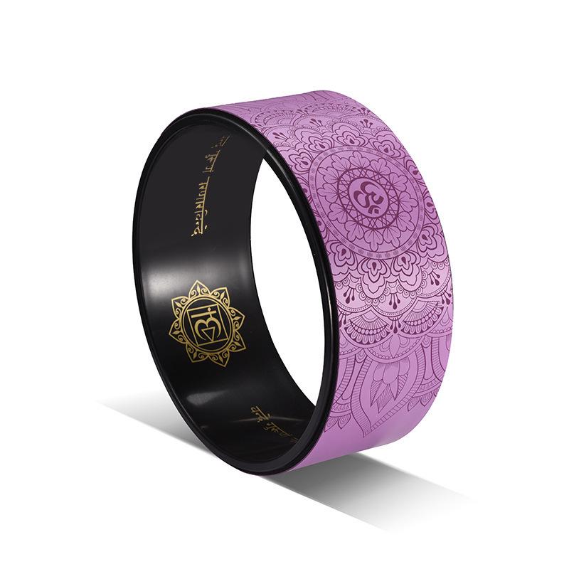Yoga Wheel Shoulder Opener & Backbend Ring - Cork Pilates Circle for Flexibility & Fitness