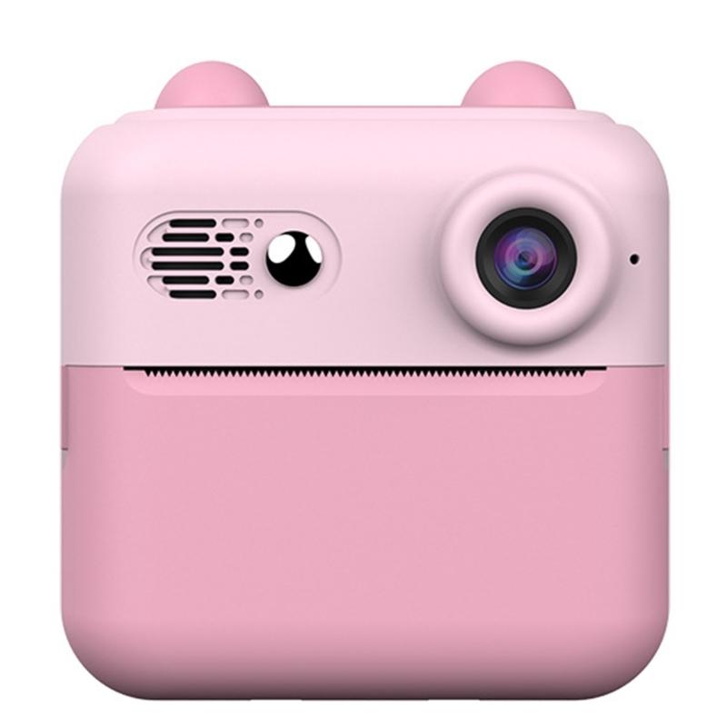 Kids Print Camera Photography with Rechargeable Battery and Paper for Creative Play