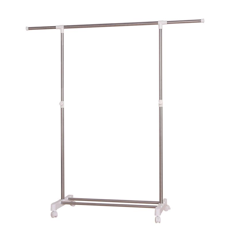 Stainless Steel Single Pole Indoor Clothes Rack Hanger
