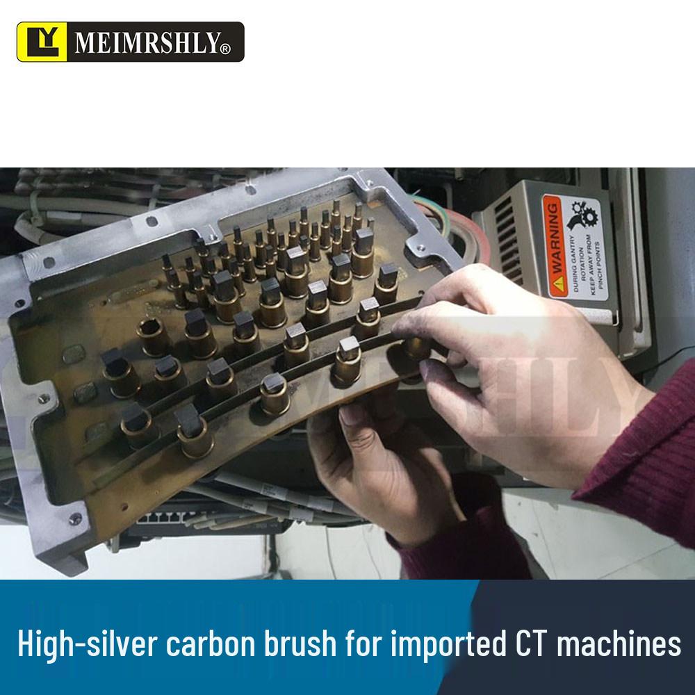 Silver Graphite Carbon Brush for CT Machine (3x4x20, 6x6x20, 8x10x30mm)