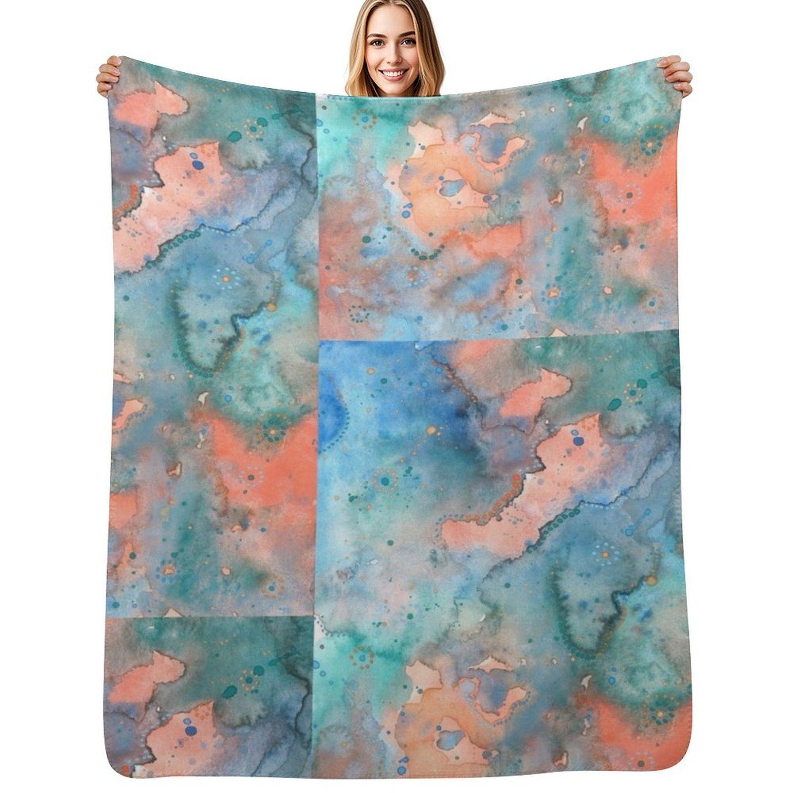 

Mars Throw Blanket Flannel Fleece Soft Warm Throw Blanket 102x76cm(40x30in)