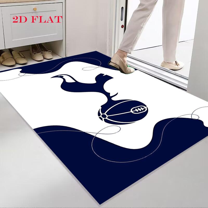 Tottenhamo logotipas Kilimas Svetainės Miegamojo Namų Sofos Dekoravimui, Vaikų žaidimų Neslystanti Grindų Kilimėlis
