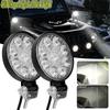 2Pcs 480W LED Work Light Round Headlight 6000K 5000LM Spotlight IP68 Waterproof for Off-road Car Van Truck SUV