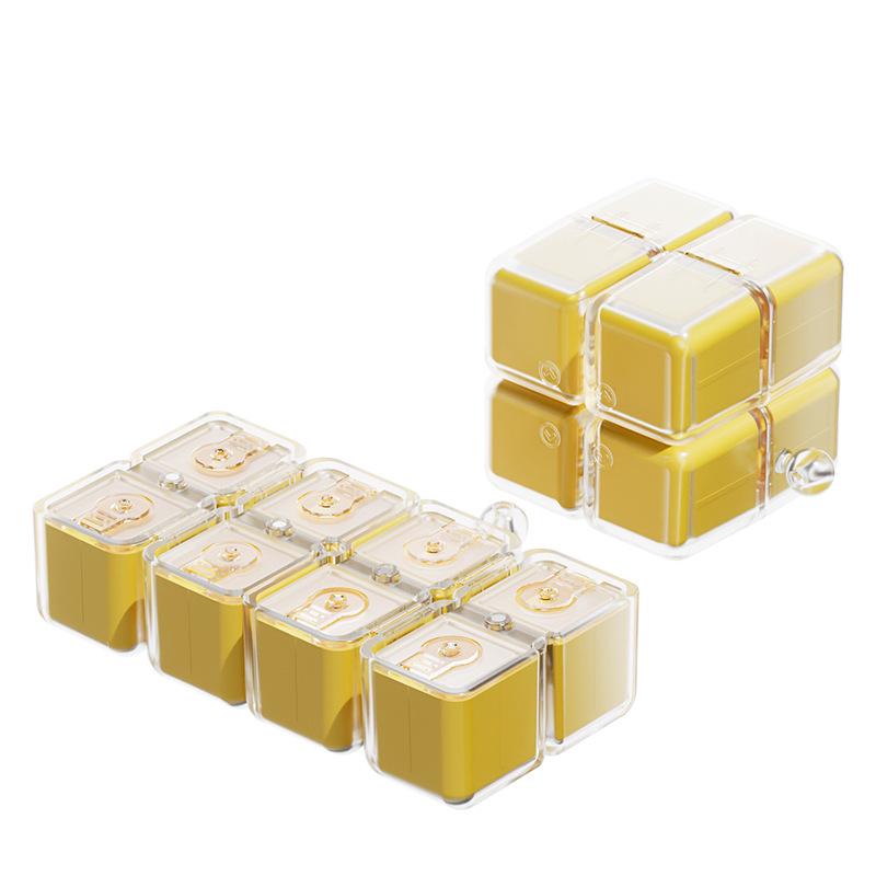 Portable Pill Box Organizer: 7-Day Sealed Dispenser with Large Capacity for On-the-Go Medication