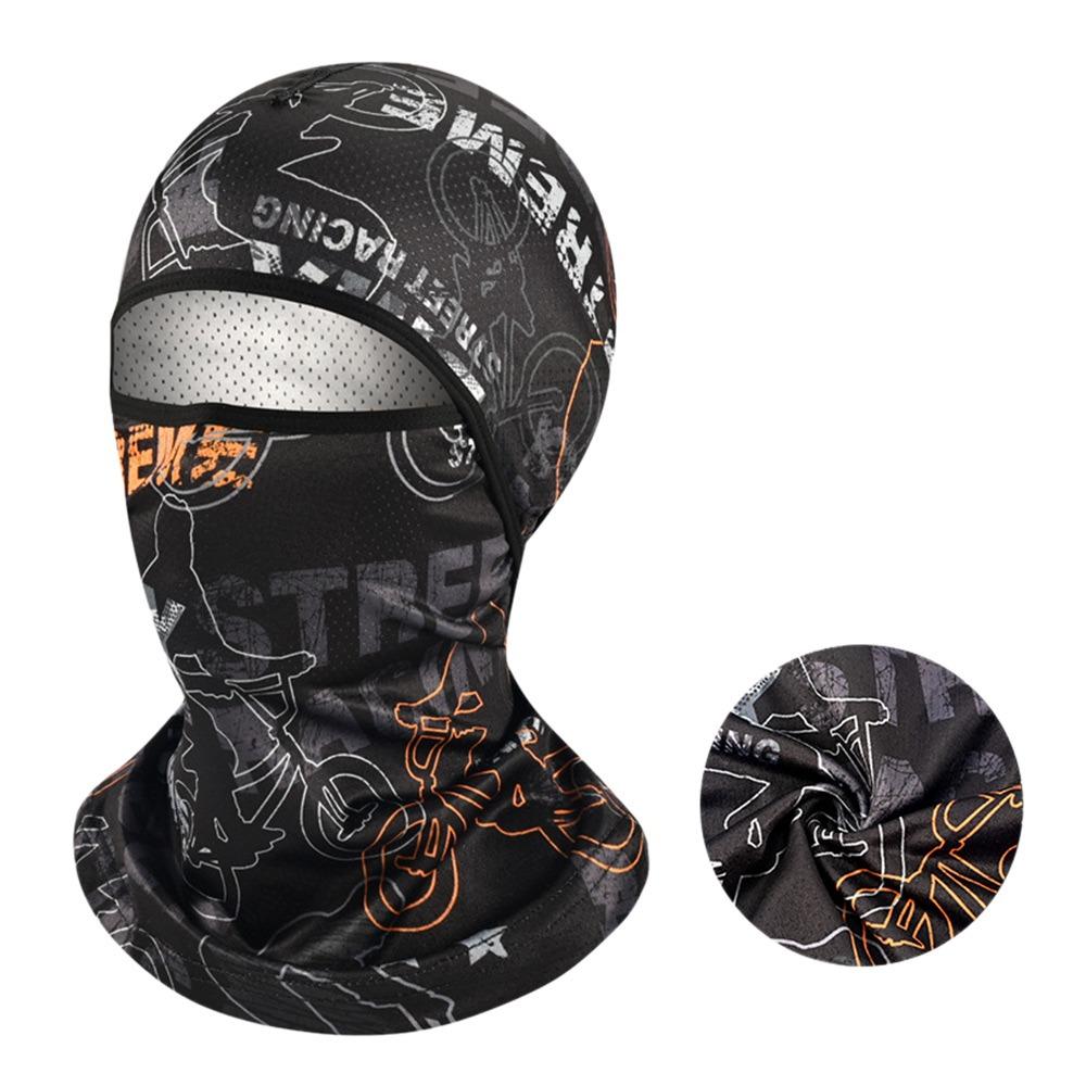 Camouflage Full Face Cap Cooling Hiking Scarves New Motorcycle Cycling Helmet  Summer