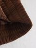European & American Women's Suede Texture Jacket Coat