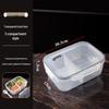 PP Plastic Bento Lunch Box with Compartments - Microwave Safe, Portable & Fresh-Keeping for Students & Office Workers