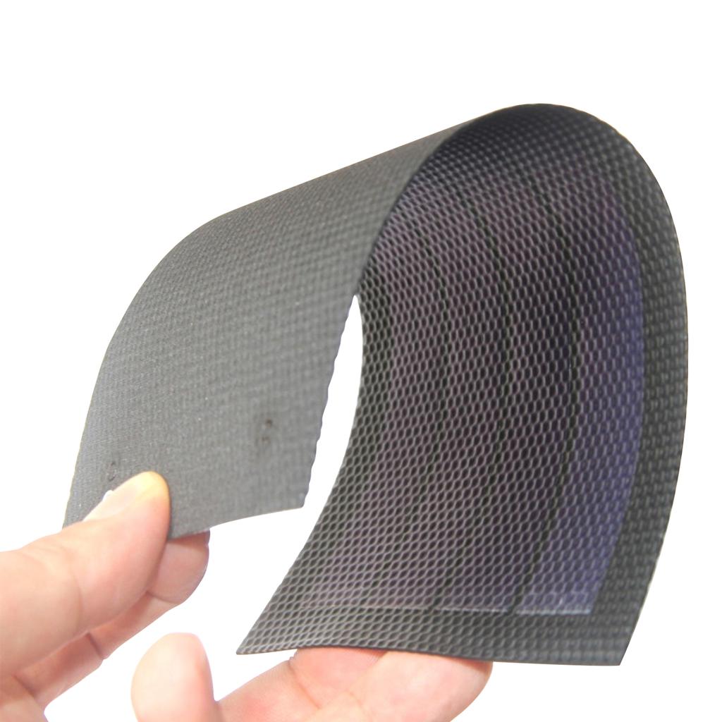 1W 6V Flexible Solar Panel, Portable Power r, IP65 Waterproof, for Camping, Garden, Toys, Lights, Pumps, Uneven s.