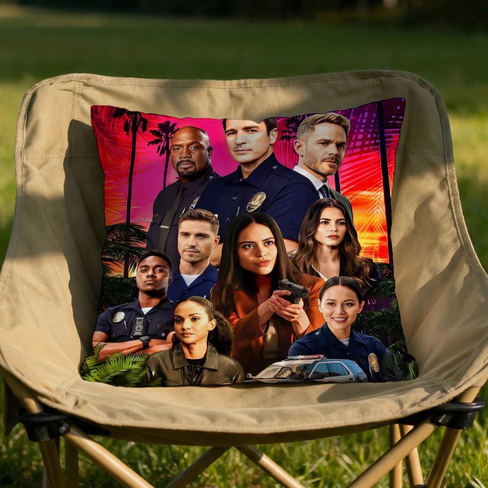 The RRookie L A Cushion Cover Soft Reversible Durable Pillow Cover MultiScene Use for Home Car Daily Comfort