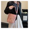Summer Fashion Messenger Bag Women's 2025 New Portable Hollow Bucket Bag Large Capacity Niche High Sense