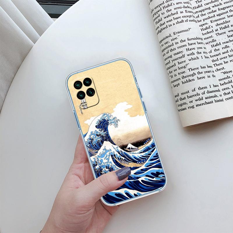 Great Wave Off Kanagawa Case for Motorola G10 G20 G30 G31 G32 G34 G35 G41 G42 G50 G51 G52 G55 G60 G60S G62 G71 G72 G75