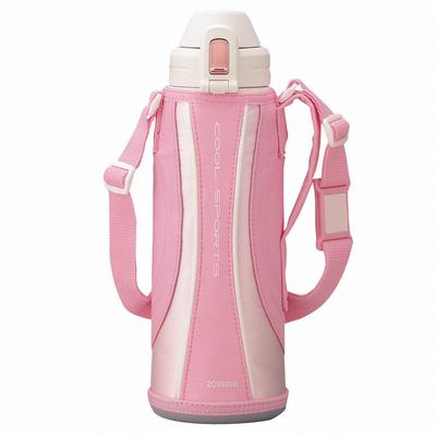 Garrafa de Água de Aço Inoxidável a Vácuo Zojirushi Rosa Beber Direto [1,03L] SD-AA10-PA