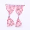 Flower Curtain Dollhouse Decor Accessories 1/12 Scale Miniature Pink Curtain  Kids