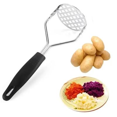 Masina manuală pentru cartofi, din oțel inoxidabil, zdrobitor de usturoi, zdrobitor de cartofi, dovleac, dulci, accesorii de bucătărie, cartofi presați