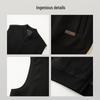 EMZ Men's Stand-Collar Wool Blend Sleeveless Cardigan