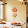 Thanksgiving Home Ornament Hello Fall Wooden Door Hanger Pumpkin Maple Leaf Hanging Sign Autumn Natural Wood Craft Harvest Front Wall Decor