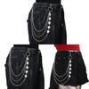 Star Shape Multilayer Belt Chain With Lobster Clasp For Men And Women