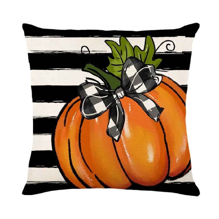 Stylish Autumn Pumpkin Orange Pillow Cover for Home Decorations Pillowcase 599₽
