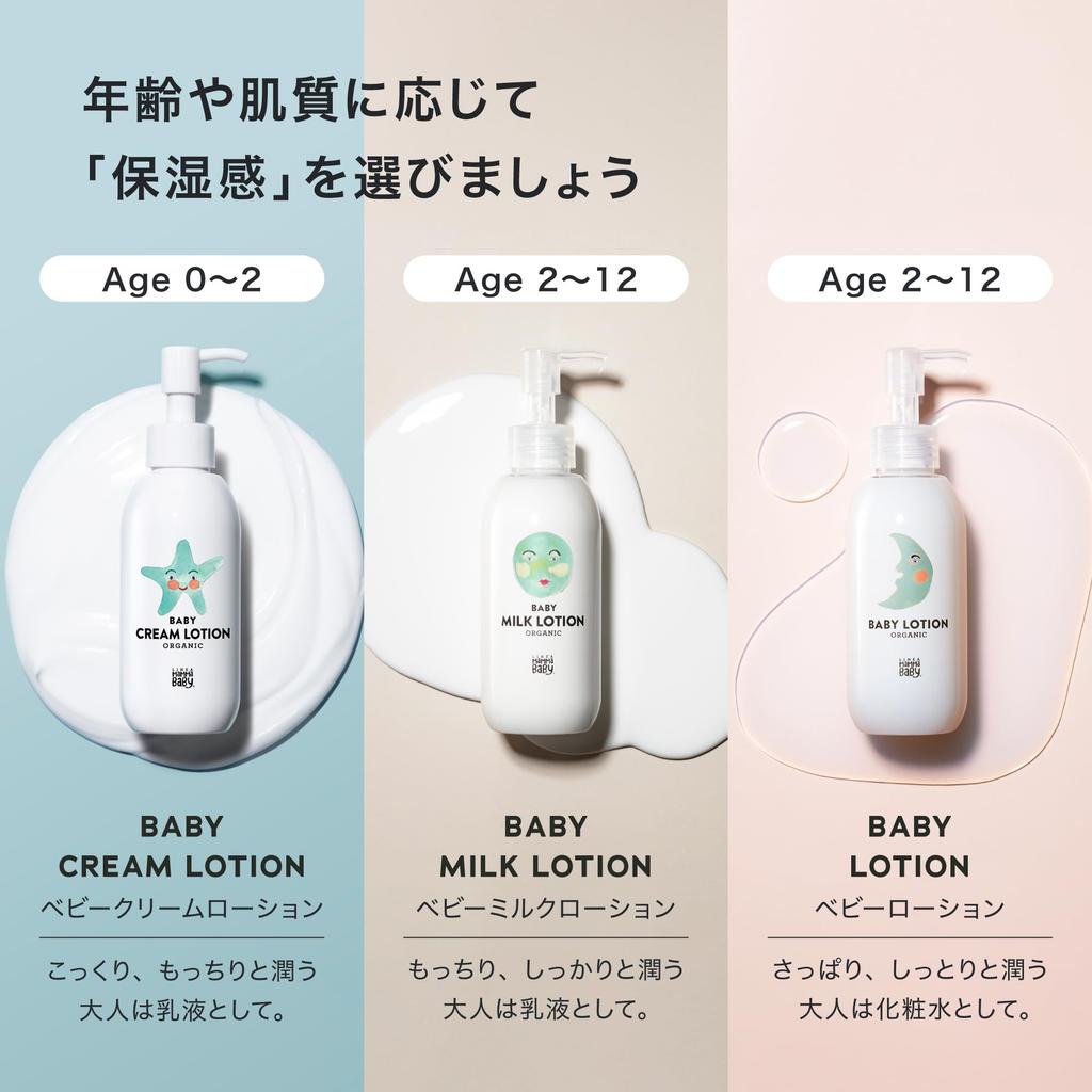 Mama Baby Baby Cream Lotion "Skincare for Ultra-Sensitive Skin/Newborns, 10 Additive-Free, 100% Natural" 150mL