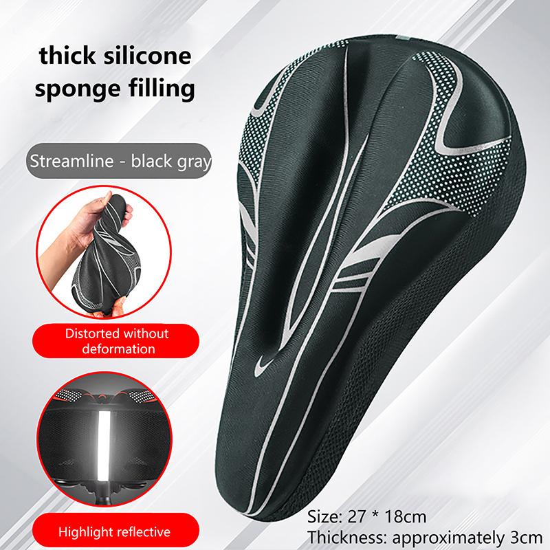 

Чехол на велосипедное сиденье для мужчин и женщин, МТБ, шоссейный велосипед, велосипедные товары, аксессуары серый