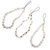 Beaded Key Chain Simple Love Heart Mobile Phone Chain Phone Strap Mobile Phone Lanyard Phone Charm