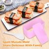 Onigiri Mold 6 Pack Musubi Press Mold Kit,2 Musubi Maker, 2 Rice Ladles, 2 Classic Triangle Rice Ball Mold Maker Sushi Mold