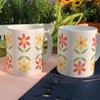 ie024-Design Mug 2p-Nordic Flower Pattern