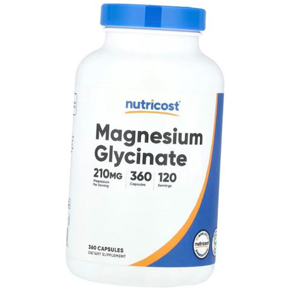 

Магній Гліцинат, Magnesium Glycinate 210, Nutricost (36647065) 360caps