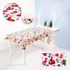 Christmas Printed Tablecloth Creative Pvc Christmas Table Tablecloth Christmas Tabletop Disposable Tablecloth