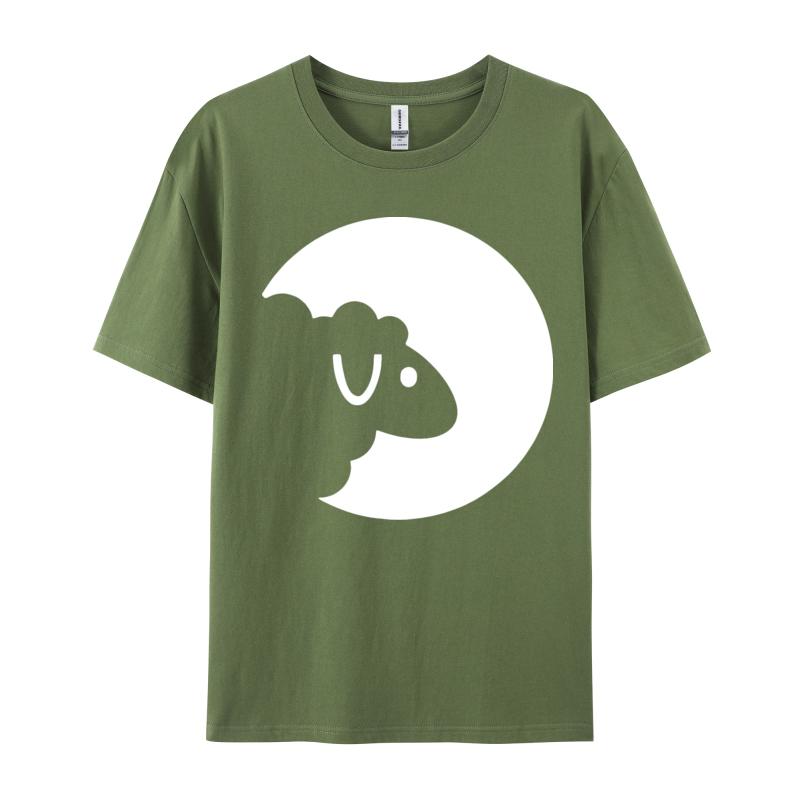 Sheep Moon Tshirt Vintage Tshirt Cotton Tees For Unisex Design Top TShirts Short Sleeve Brand New Blouses