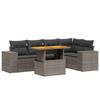 VidaXL Garden Lounge Set with Cushions 6 Pcs, Patio Sofas, Patio Furniture Set, Outdoor Furniture, Grey 3272628